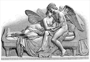 Cupid And Psyche Sculpture From John Gibson