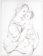 Madonna Mary And The Child Jesus Christ