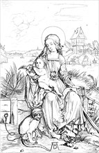 Mary With The Child By Albrecht Dürer