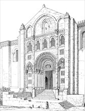 Romanesque Entrance To The Cathedral Of Zamoram Castile And Leon