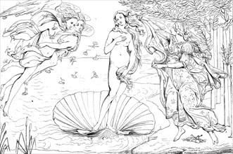 The Birth Of Venus Is A Painting By The Italian Artist Sandro Botticelli