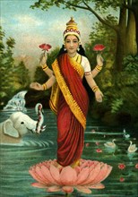 Art/Mythology Painting-Saraswati