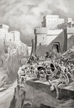 The revolt of Megara against Athens