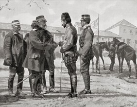 The surrender of Yanina to the Greek Army after the Battle of Bizani