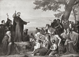 Saint Gall preaching to the Germans