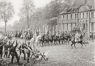 The surrender of the French army to the Prussians at Metz by Marshal Bazaine
