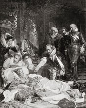 The death of Queen Elizabeth I
