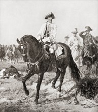 General Laudon on the battlefield of Kunersdorf
