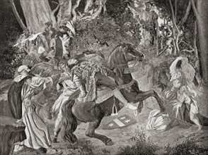 The murder of Albrecht Gessler by William Tell