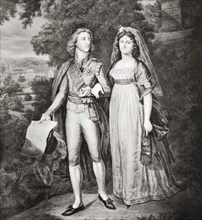Gustav IV Adolf of Sweden and his wife Frederica of Baden