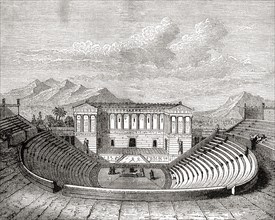 The ancient Greek theatre at Segesta