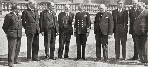 Members of the War Cabinet of the All Party Government during WWII