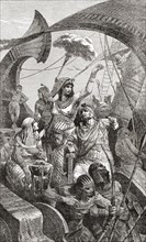 Cleopatra at the Battle of Actium