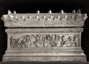 The Alexander Sarcophagus which dates from the 4th century BC