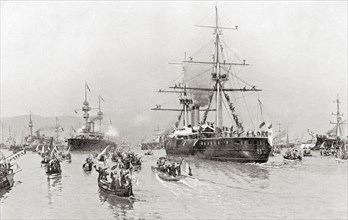The visit of the Russian fleet to Toulon