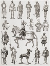Eurpoean suits of armour from the 14th