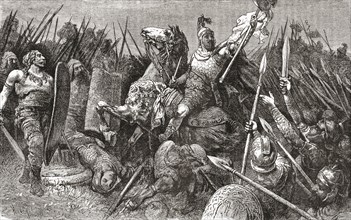 Belisarius leads the Roman army against the Goths