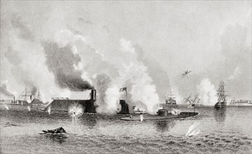 Bombardment and capture of Island Number Ten on the Mississippi River
