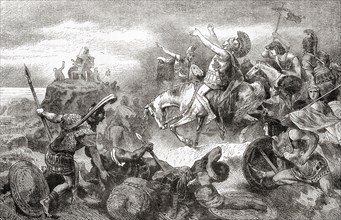 Xenophon and the Ten Thousand coming in sight of the sea after their march back from the Battle of Cunaxa