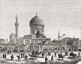 Market square and Ahmet Khiaia or Ahmed Khiaga mosque