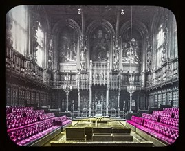 Magic Lantern slide circa 1900 hand coloured views of London