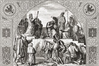Baptism of Widukind at Attigny 785