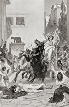 Tullia drives over the corpse of her father