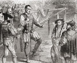The last moments of Jurgen Wullenweber tried and accused as a traitor