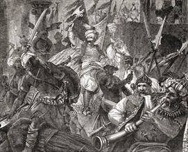 The Battle of Alcácer Quibir aka Battle of Three Kings or Battle of Oued al-Makhazin