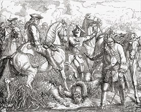 The capture of Tallard at The Battle of Blenheim in 1704