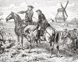 The Duke of Marlborough at The Battle of Malplaquet