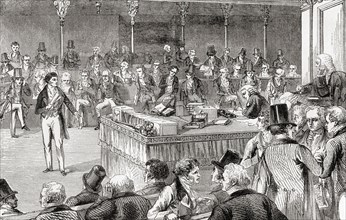 Lord John Russell introducing the Reform Bill in the House of Commons in 1832