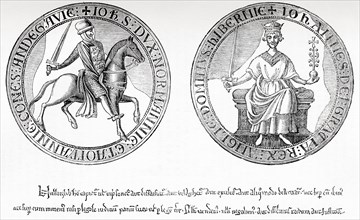 The seal of King John to the agreement with the barons