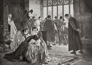 Huguenots taking refuge in the English embassy during The St