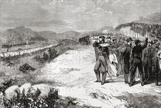 Garibaldi attacked by Italian Troops at the Battle of Aspromonte aka The Day of Aspromonte