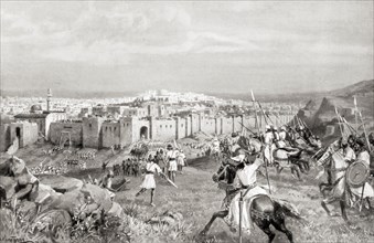 The capture of Jerusalem in 614AD by Shahrbaraz