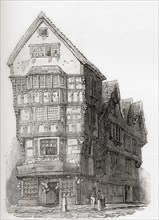 The house formerly standing at the corner of Chancery Lane