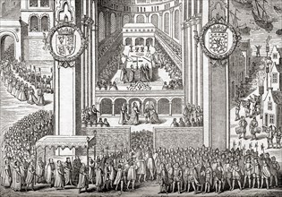The coronation of James I