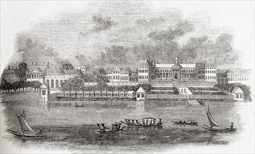 Chelsea Hospital as it appeared in 1715