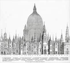 Some of the principal towers and steeples built by Sir Christopher Wren