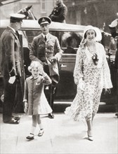 Princess Elizabeth of York seen here in 1931 aged 5