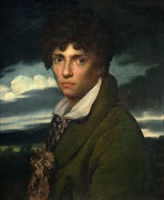 Portrait de jeune homme au foulard