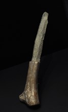 Neolithic, Reconstruction of the bone handle of a flint knife