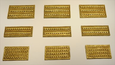 Treasure of El Carambolo, Golden plates