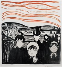 Edvard Munch, Anxiety, 1896