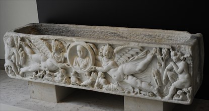 Roman sarcophagus for a young boy