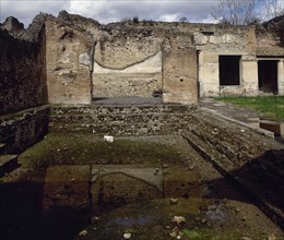 Roman city destroyed in 79 AD by the eruption of the Vesuvius volcano