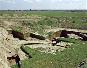 Remains of the ancient city founded in 2900 BC