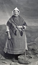 Fishwife from Aberdeen with basket