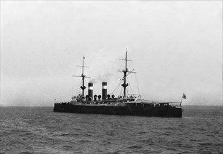 Battleship Spithead at sea